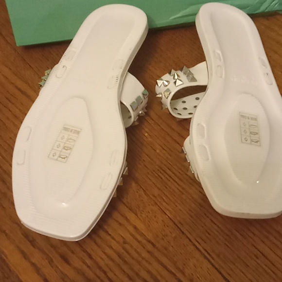 Lauren Lorraine White Studded Sandals - Picture 3 of 4